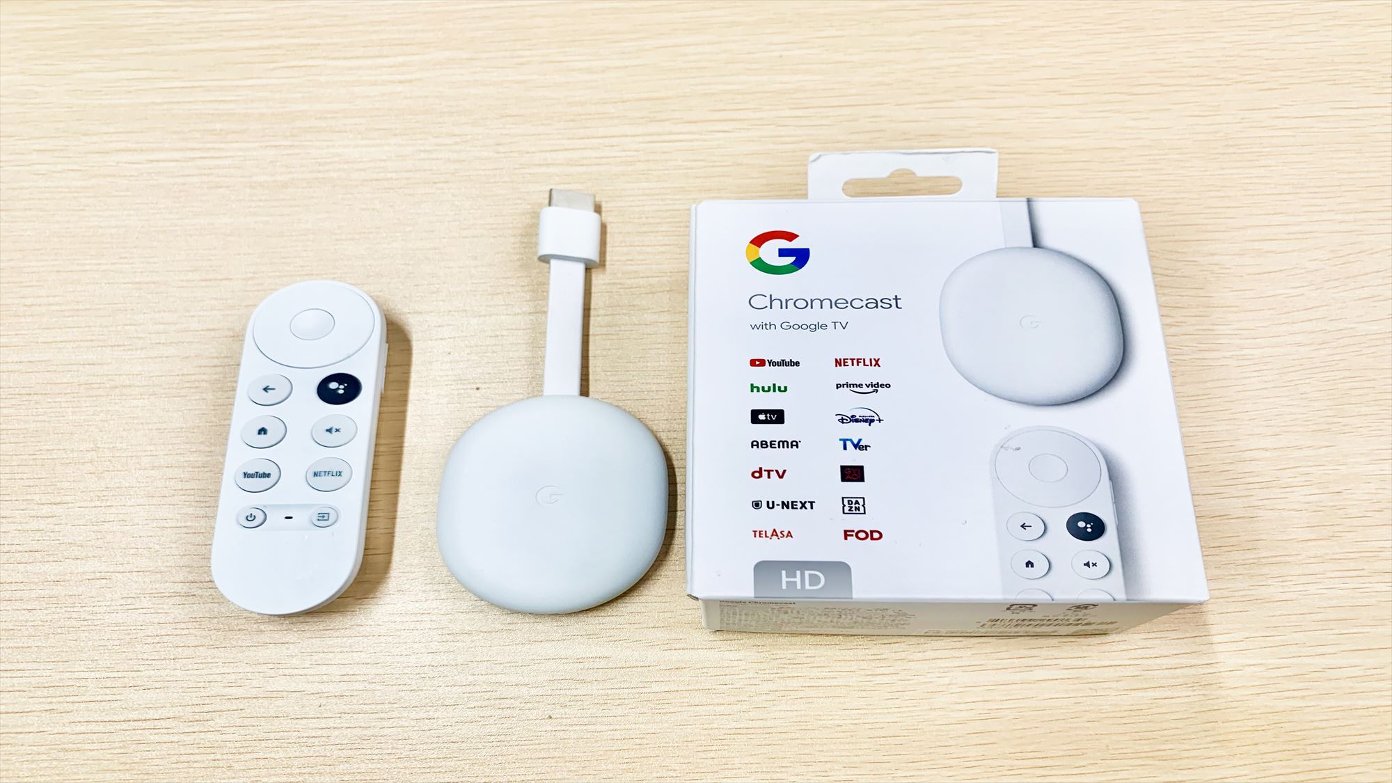 クロームキャスト（Chromecast）搭載