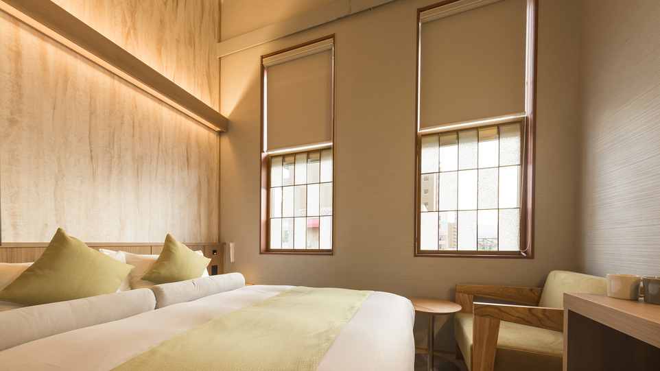 スタンダード・ダブル：13平米［シャワー付］最もスタンダードなお部屋。1名様〜のビジネス利用にも