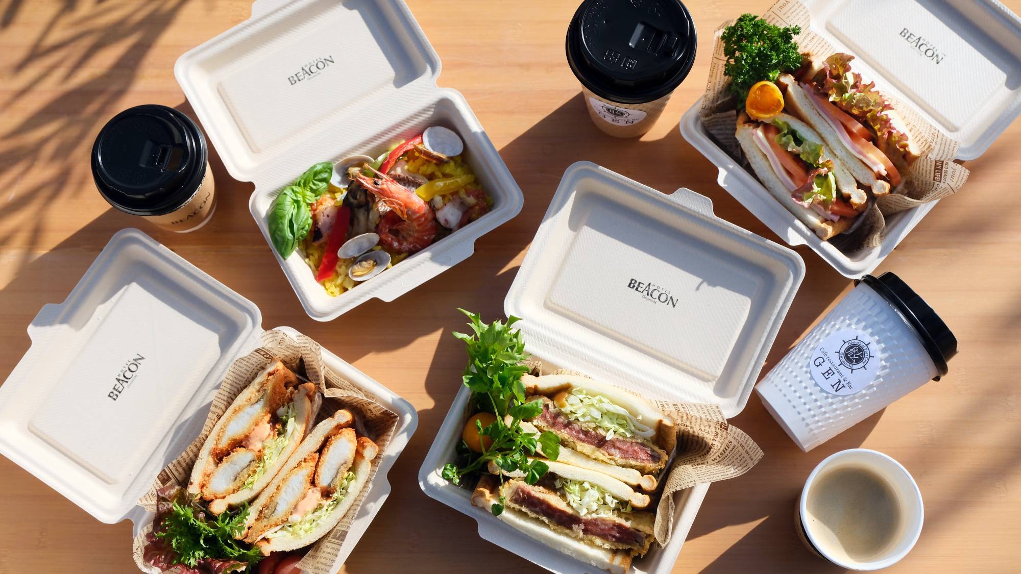 【テイクアウトメニュー】地産の食材を使用したカフェメニューも充実！ランチに♪軽食に♪ぜひご利用下さい