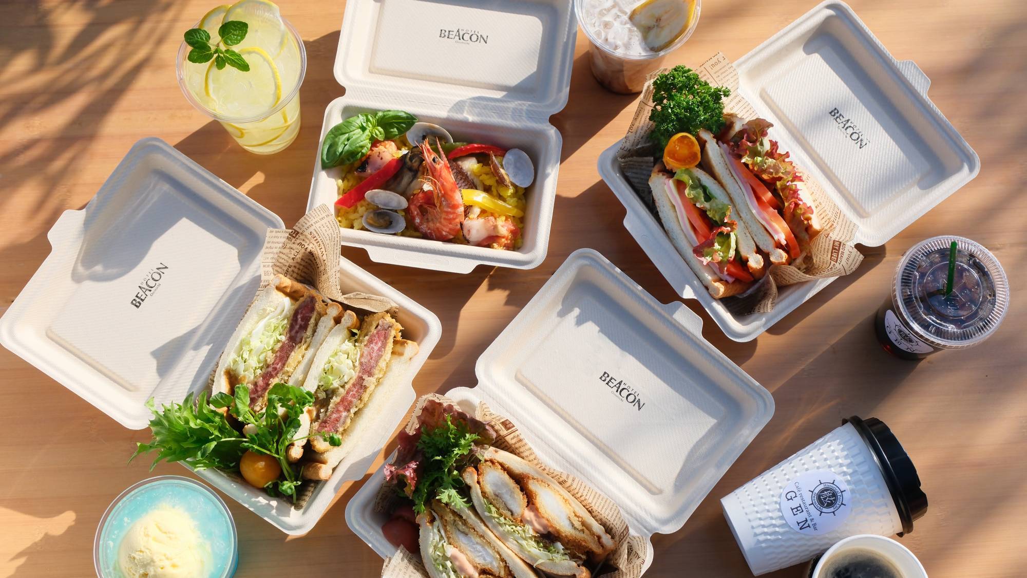 【テイクアウトメニュー】地産の食材を使用したカフェメニューも充実！ランチに♪軽食に♪ぜひご利用下さい