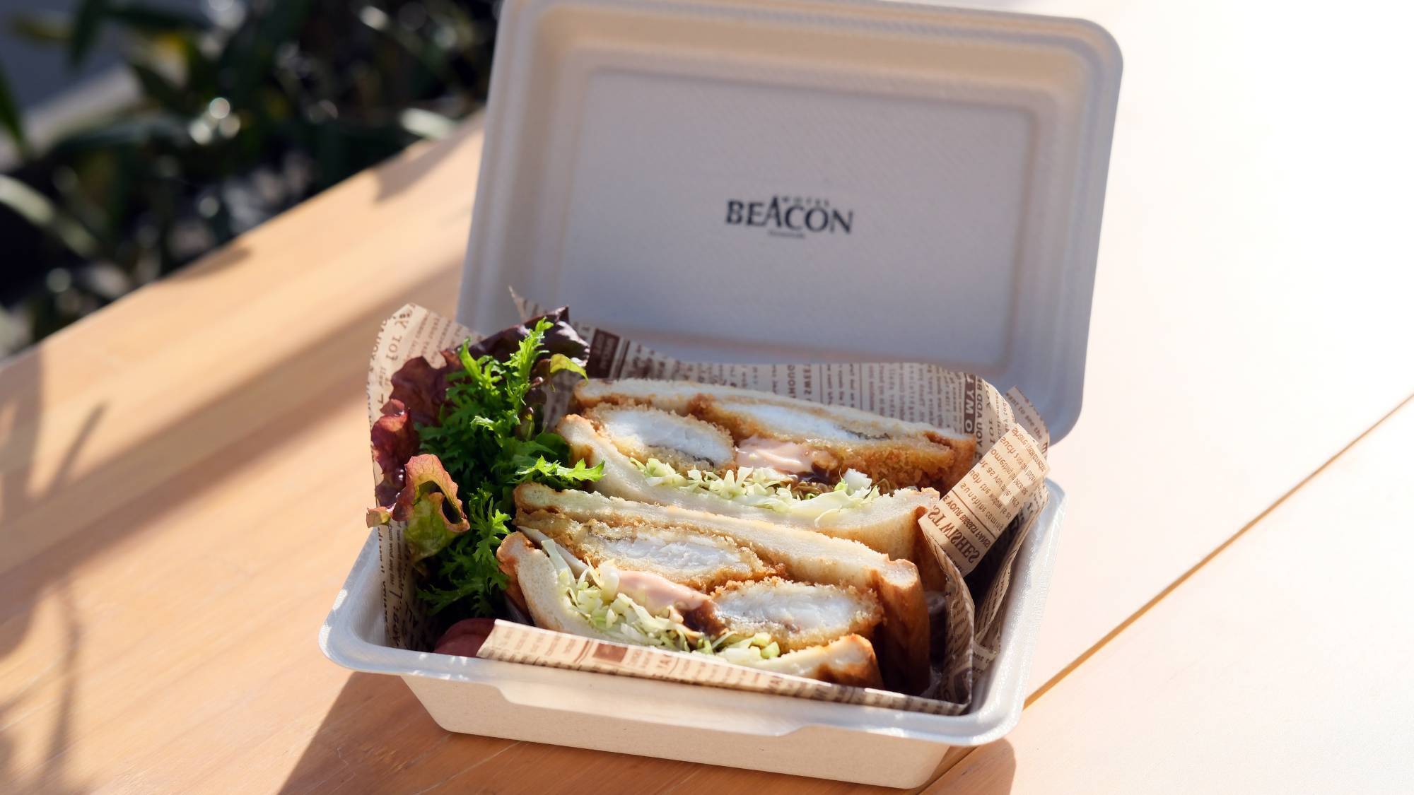 【テイクアウトメニュー】布刈瀬戸の鯛カツサンド