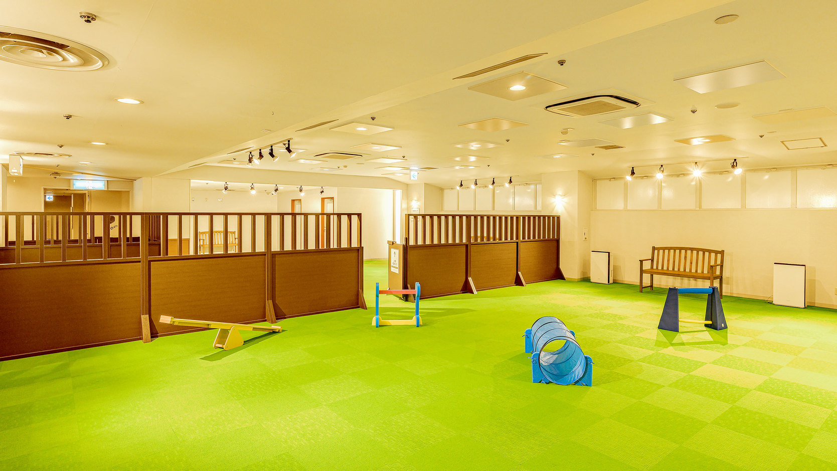 屋内ドッグラン