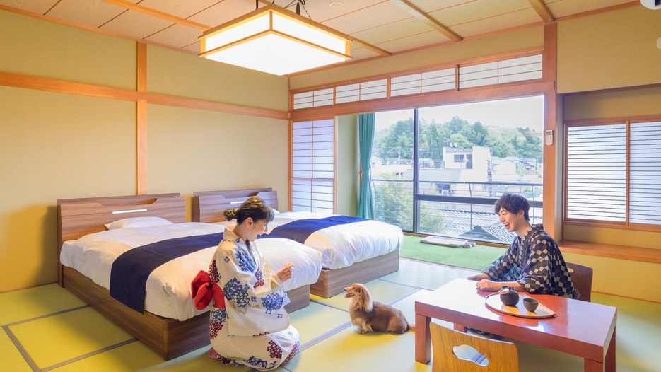 スタンダード和ベッドツイン※客室の一例
