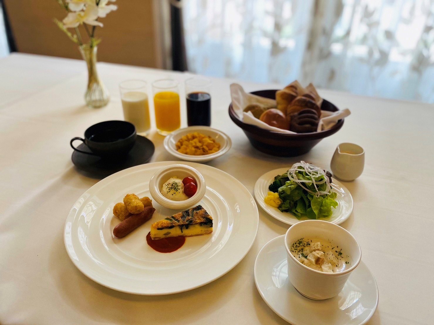 朝食一例