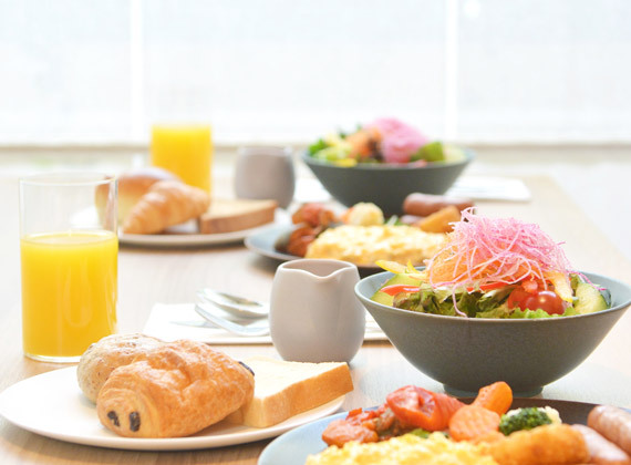 朝食の画像