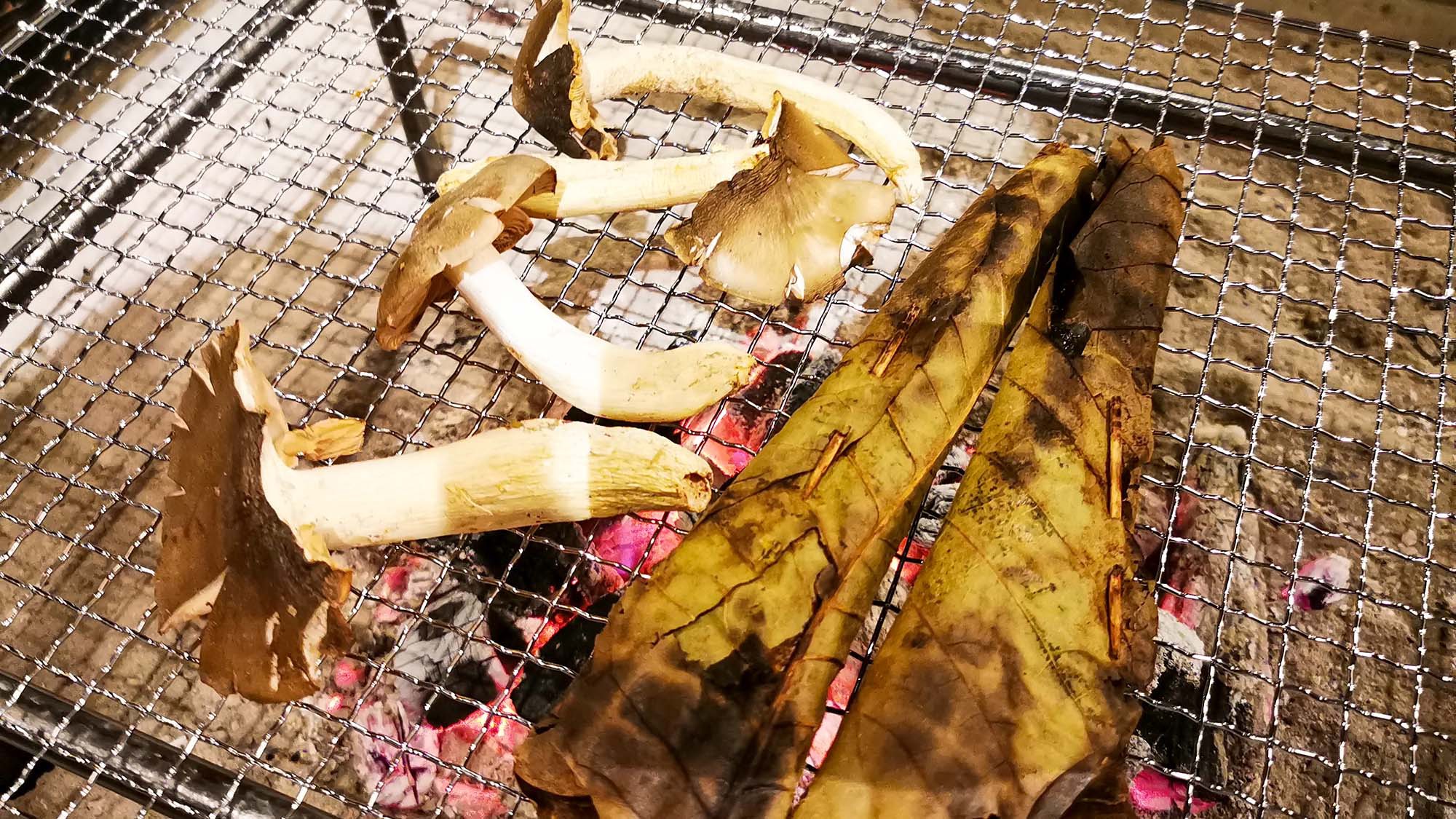 ・【お食事一例】炭火焼で芳醇な香りをお味わいください