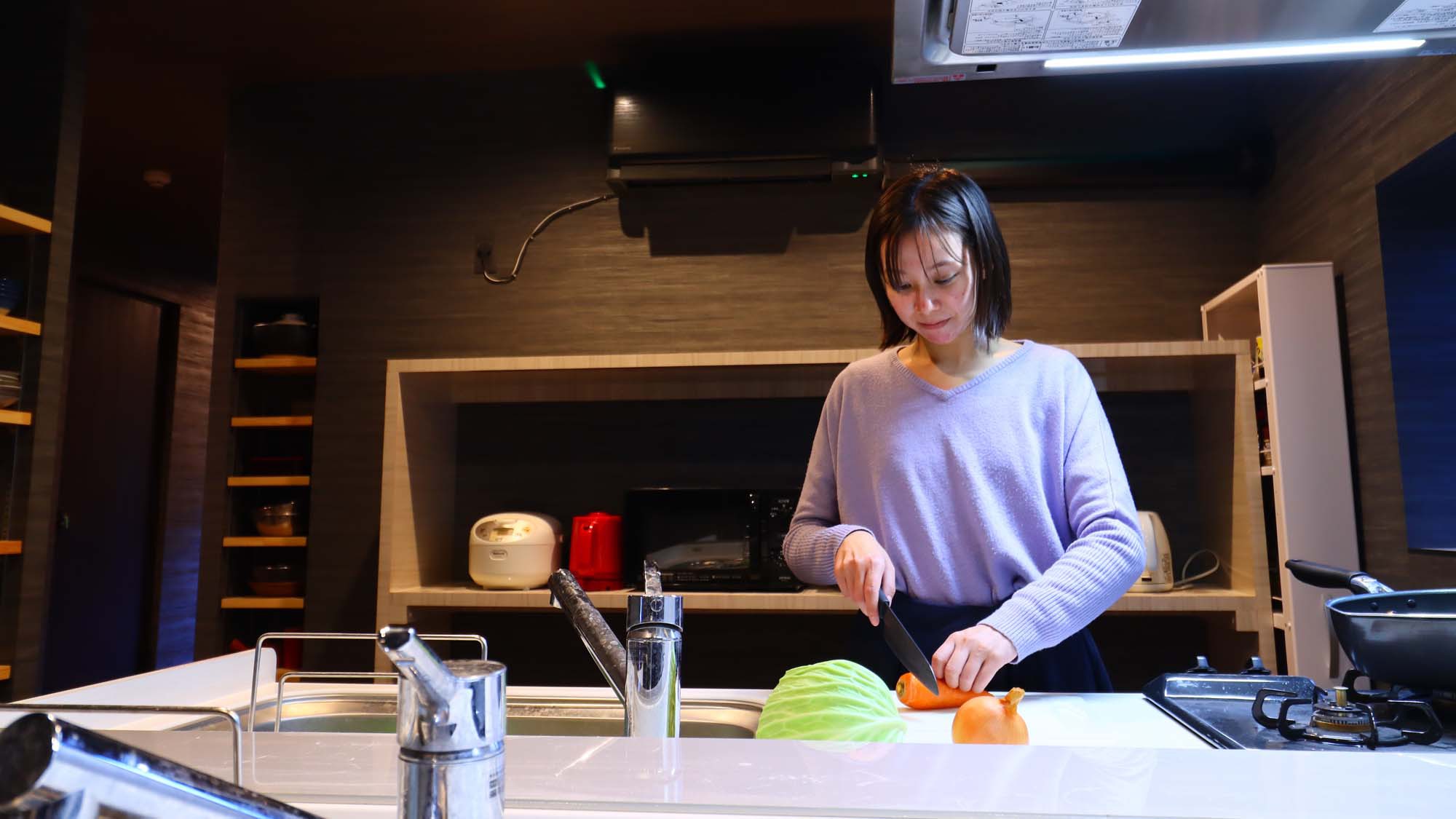 自炊ができるのも湯治の魅力♪地元の食材を買ってきて楽しんでください