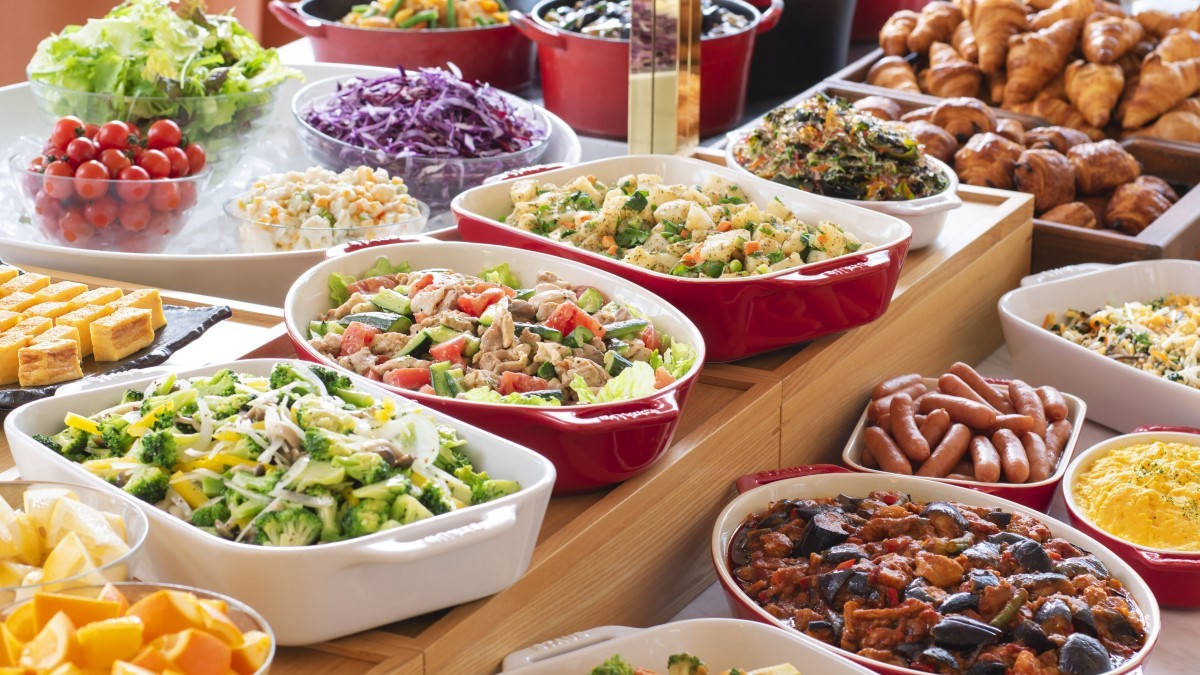 朝食ビュッフェ