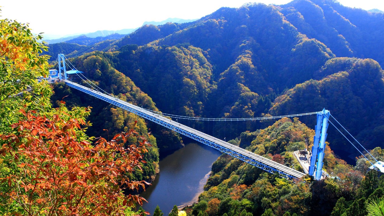 【久慈サンピア日立】周辺の観光竜神大吊橋