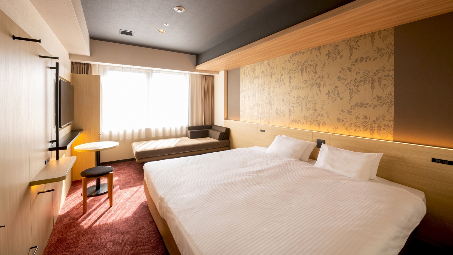 【スタンダードキング 】シンプルで落ち着いたデザインの快適空間。