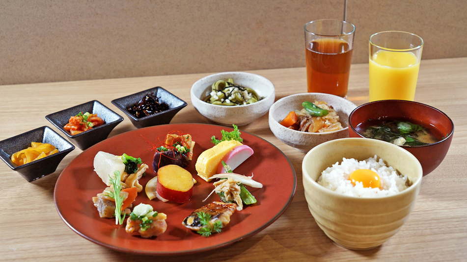 【朝食ビュッフェ】京都らしさを味わう、地元食材にこだわった朝食。