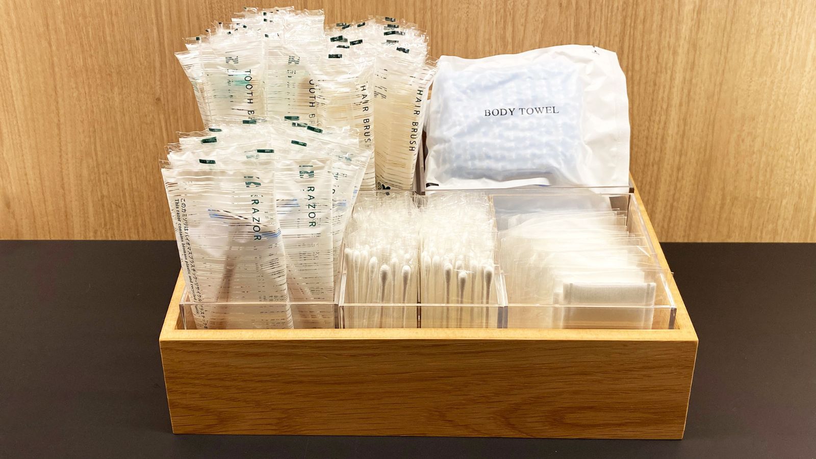 【各種アメニティ】身だしなみを整えるアイテムをセットでご用意しています