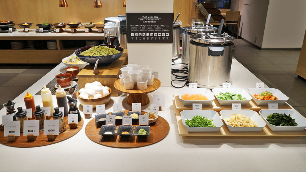 【朝食ビュッフェ】朝からしっかり食べたい方へ、栄養満点のメニューを提供。