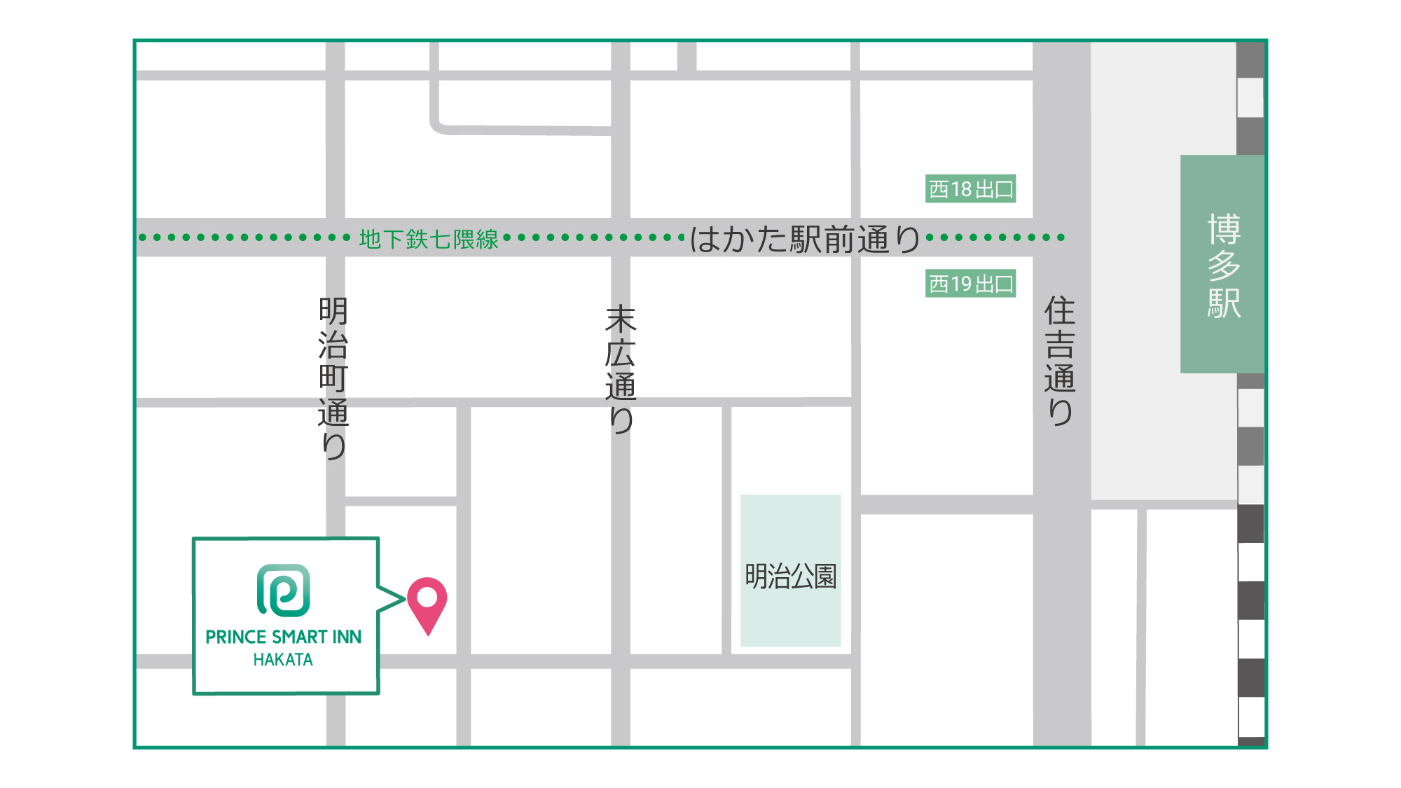 ホテル近隣地図