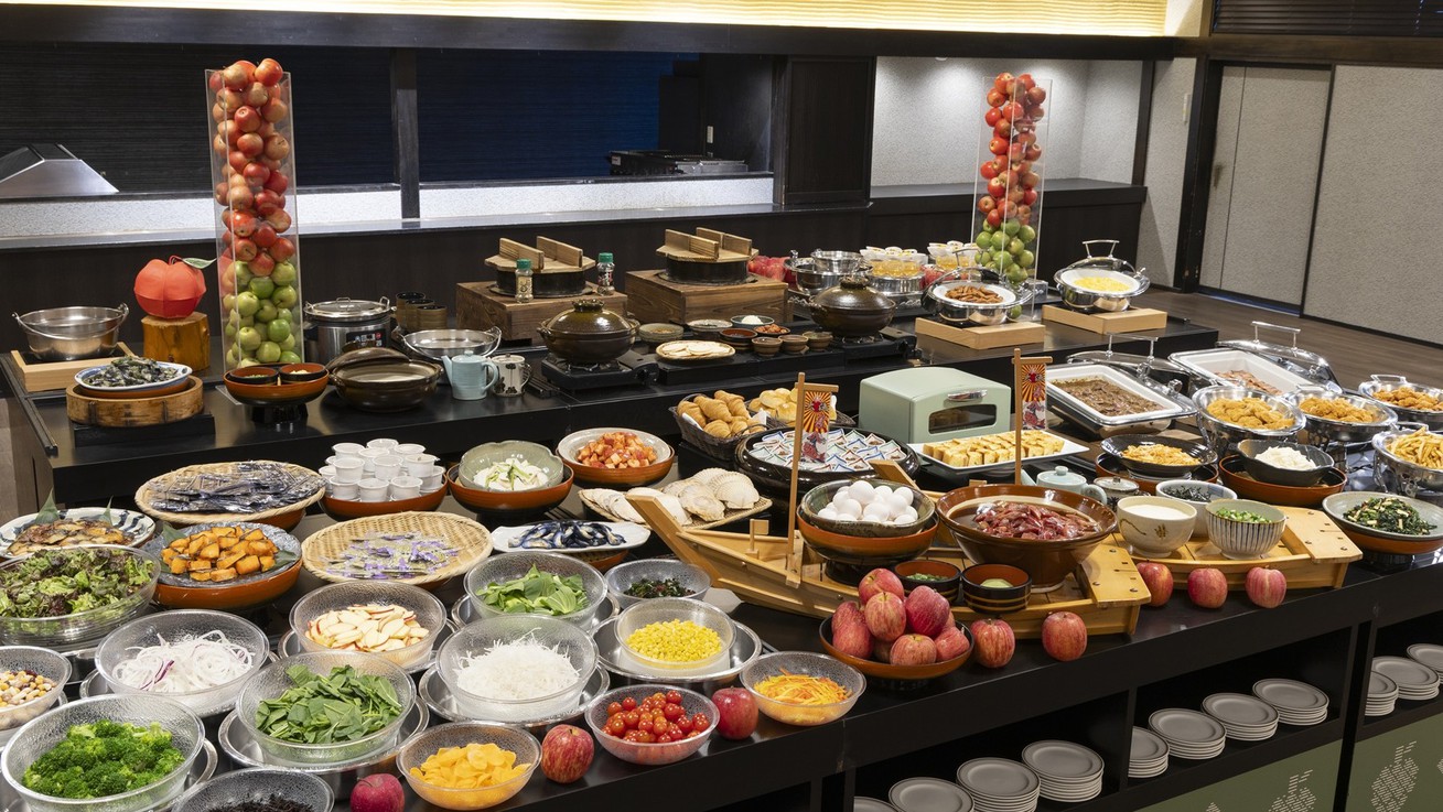 【朝食バイキング】イメージ朝からボリューム満点の彩鮮やかな30種以上のバイキング料理♪