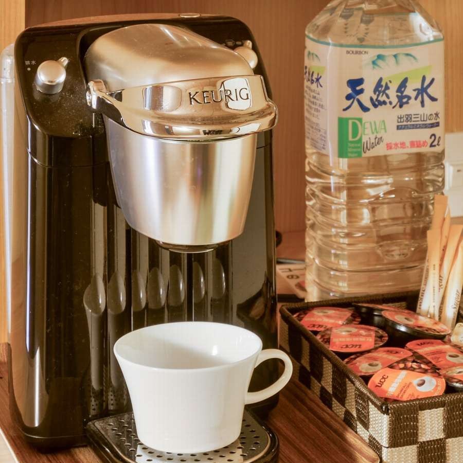 全室、お部屋でいれたてコーヒーがお楽しみいただけます