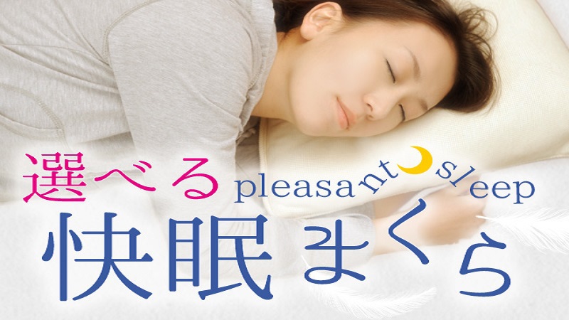 3種類の選べる快眠枕【貸出用】