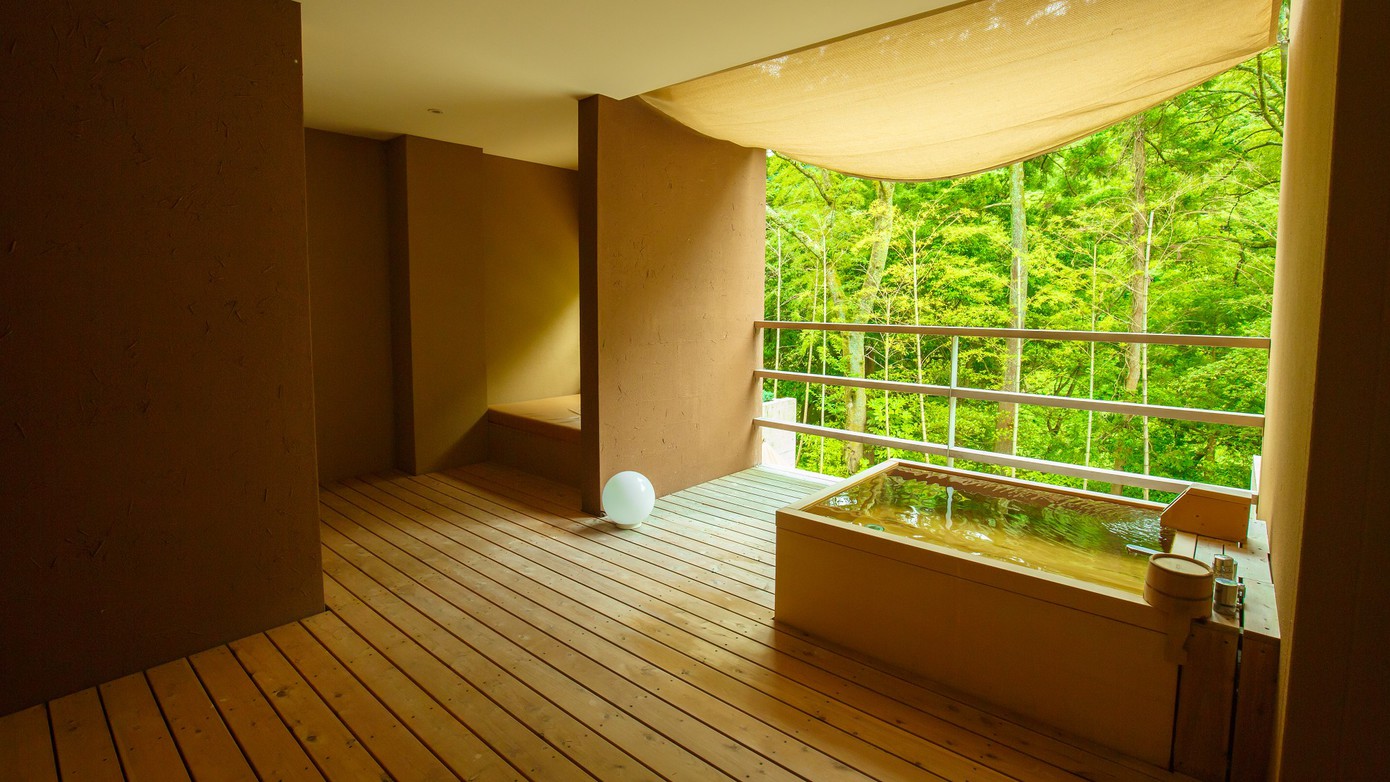 【光】青森檜葉の露天風呂付客室（71−75平米）お部屋の一例