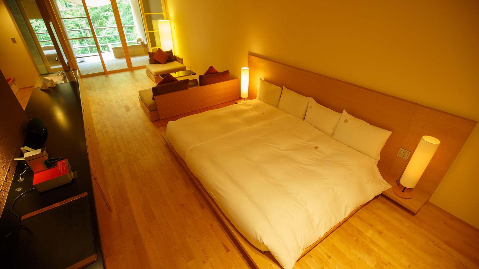 【光】青森檜葉の露天風呂付客室（71−75平米）お部屋の一例