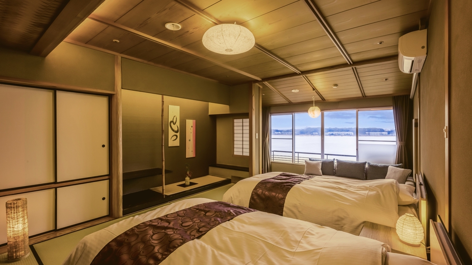 スタンダード和ベッド※客室の一例