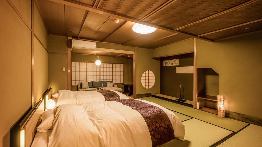 スーペリア和ベッドツイン17畳〜19畳※客室の一例
