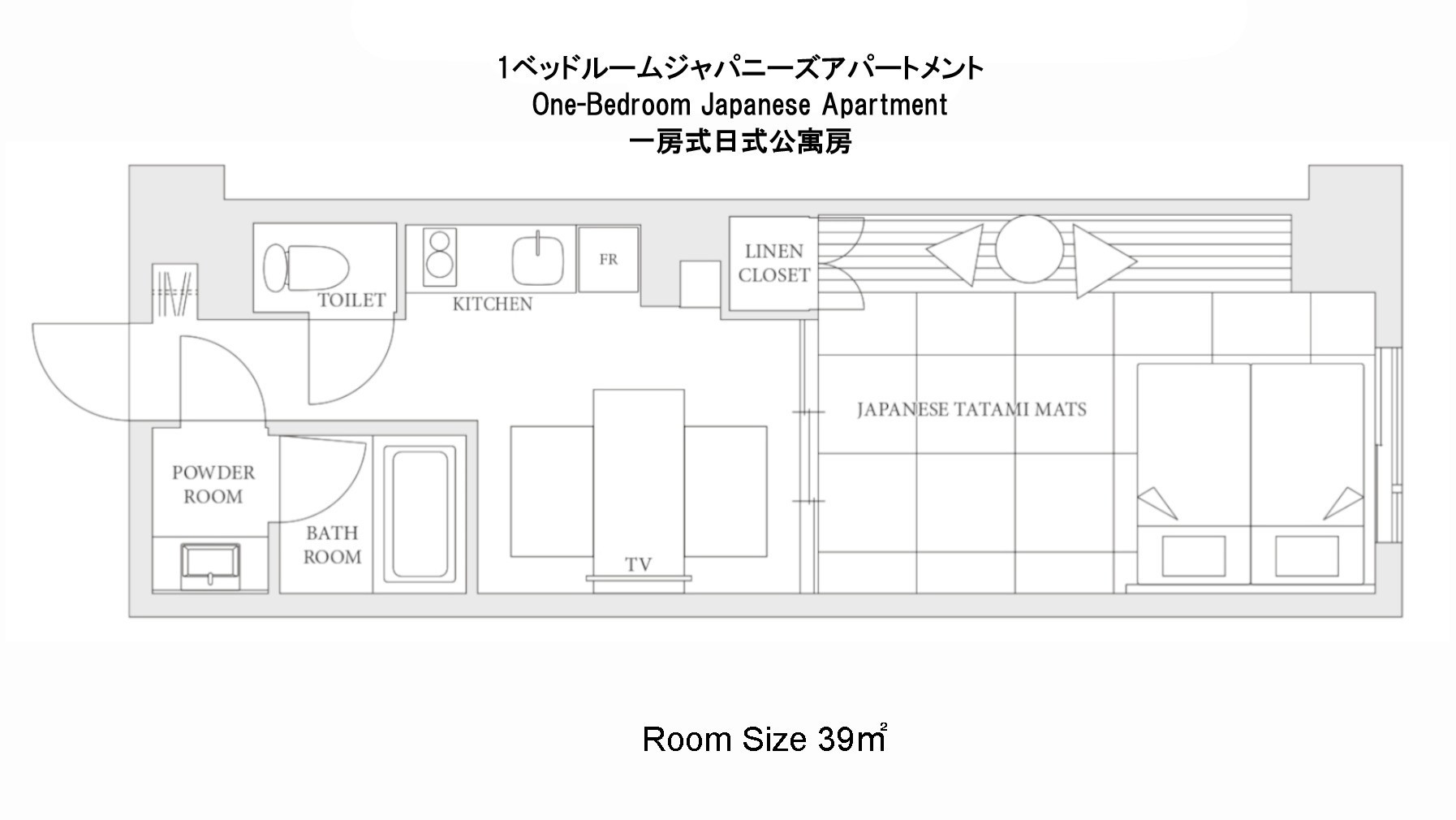 客室間取り図