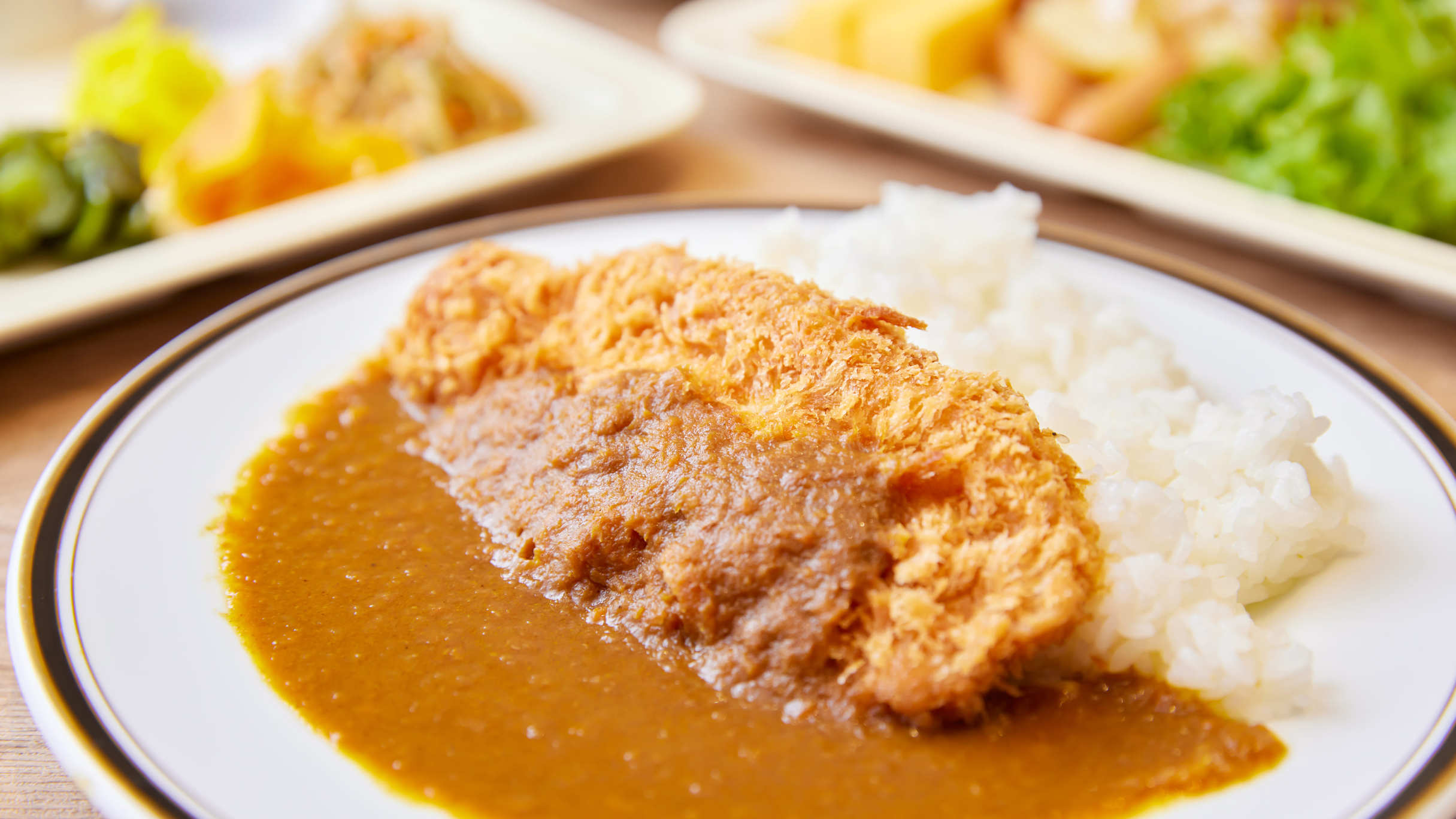 【朝食イメージ】カツカレーのアレンジもおすすめ♪