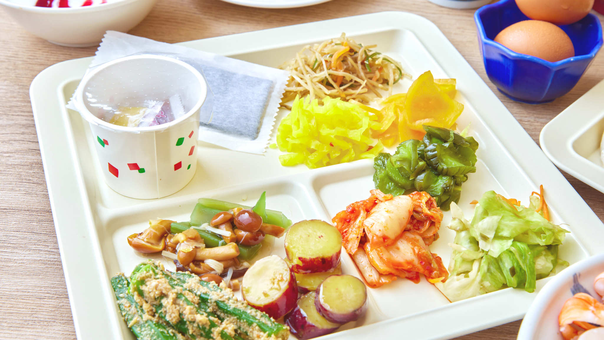 【朝食イメージ】ボリューム満点の朝ごはんは朝のパワーチャージにぴったり。