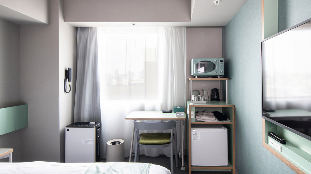 ダブルルーム機能性とデザインを兼ね備えた設計です