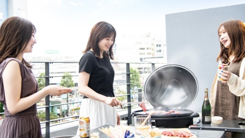 BABAスイートテラスでBBQも可能！