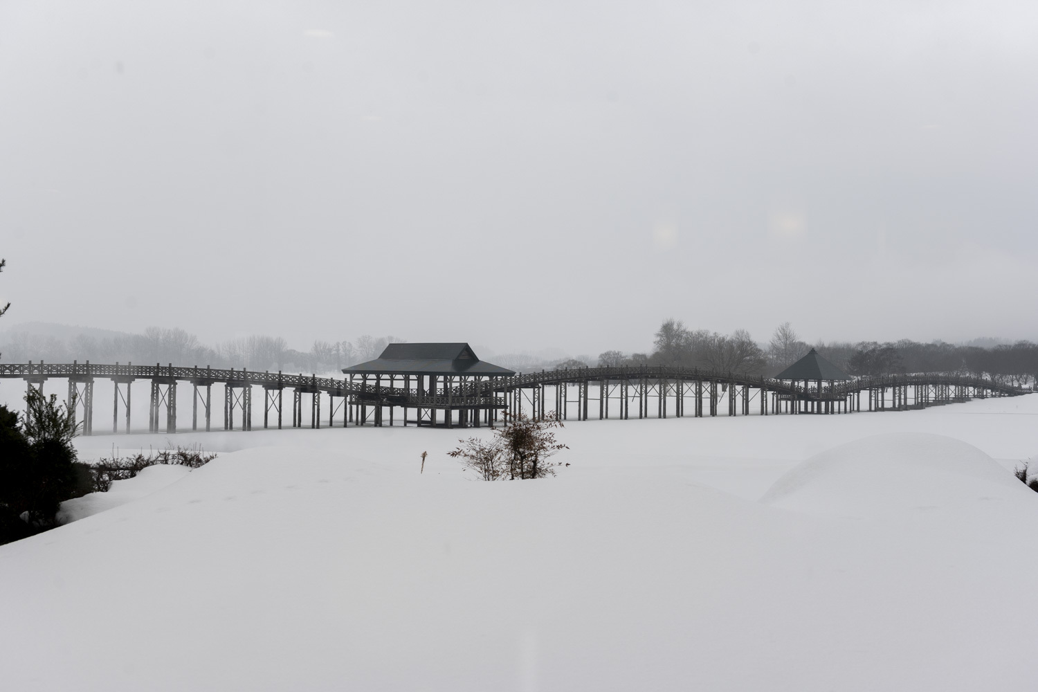 鶴の舞橋（冬）