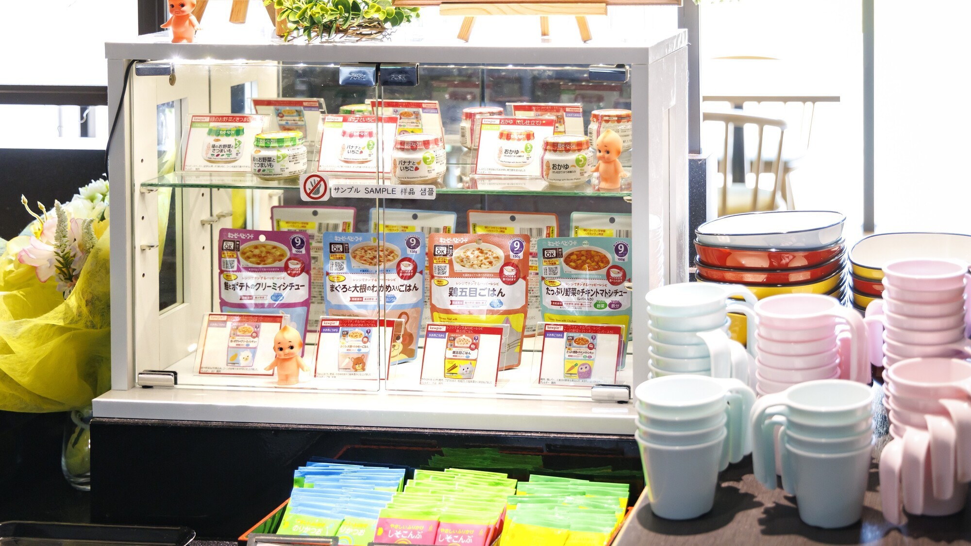ビュッフェには離乳食コーナーも♪