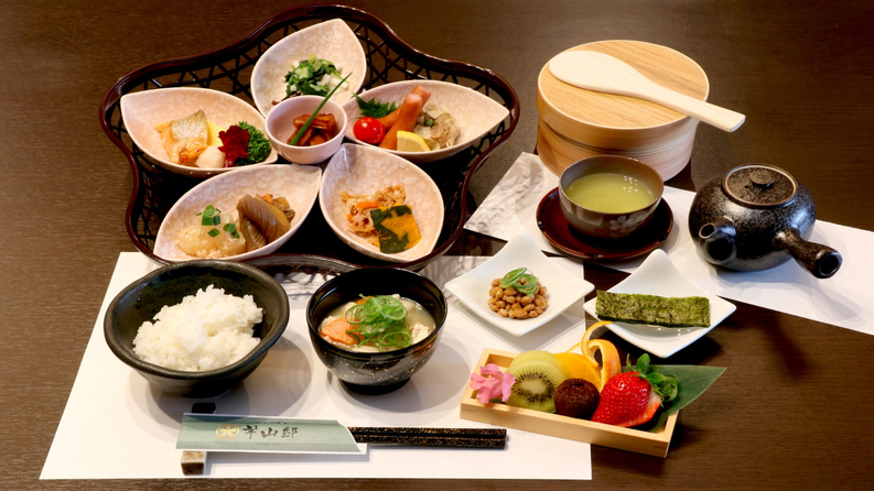 ご朝食をお部屋にお届け（料理イメージ）