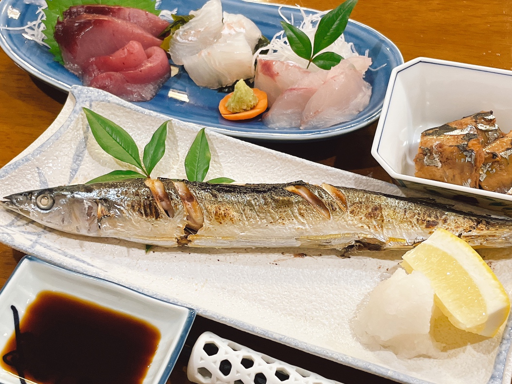 焼き魚例：サンマ