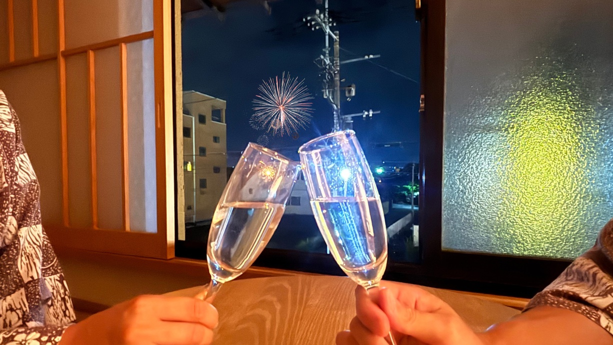 【御坂】恋人・家族とお部屋から花火を眺める夏の思い出