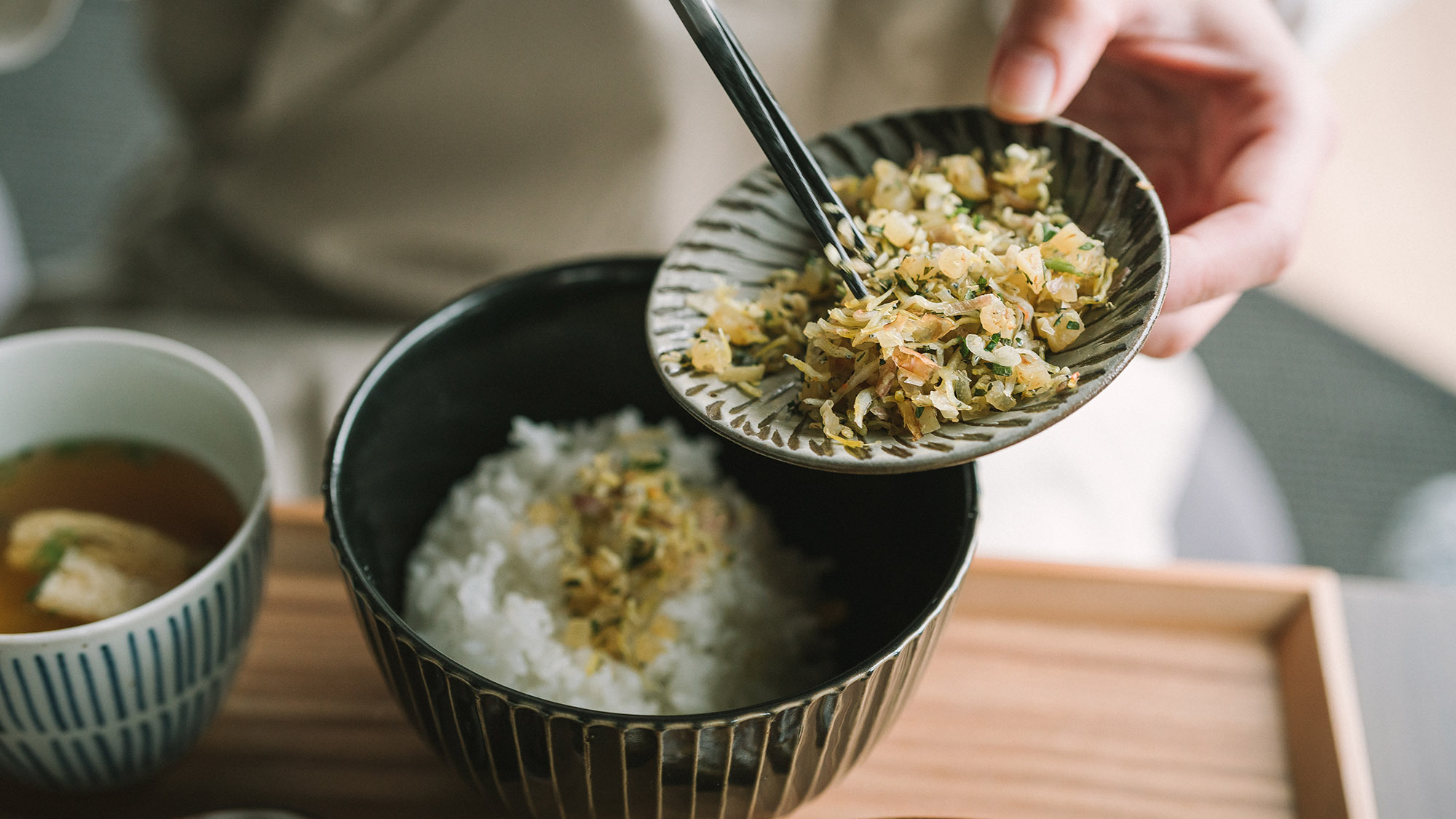 ・【レストラン】そのまま食べても、お茶漬けにするのもお勧めです