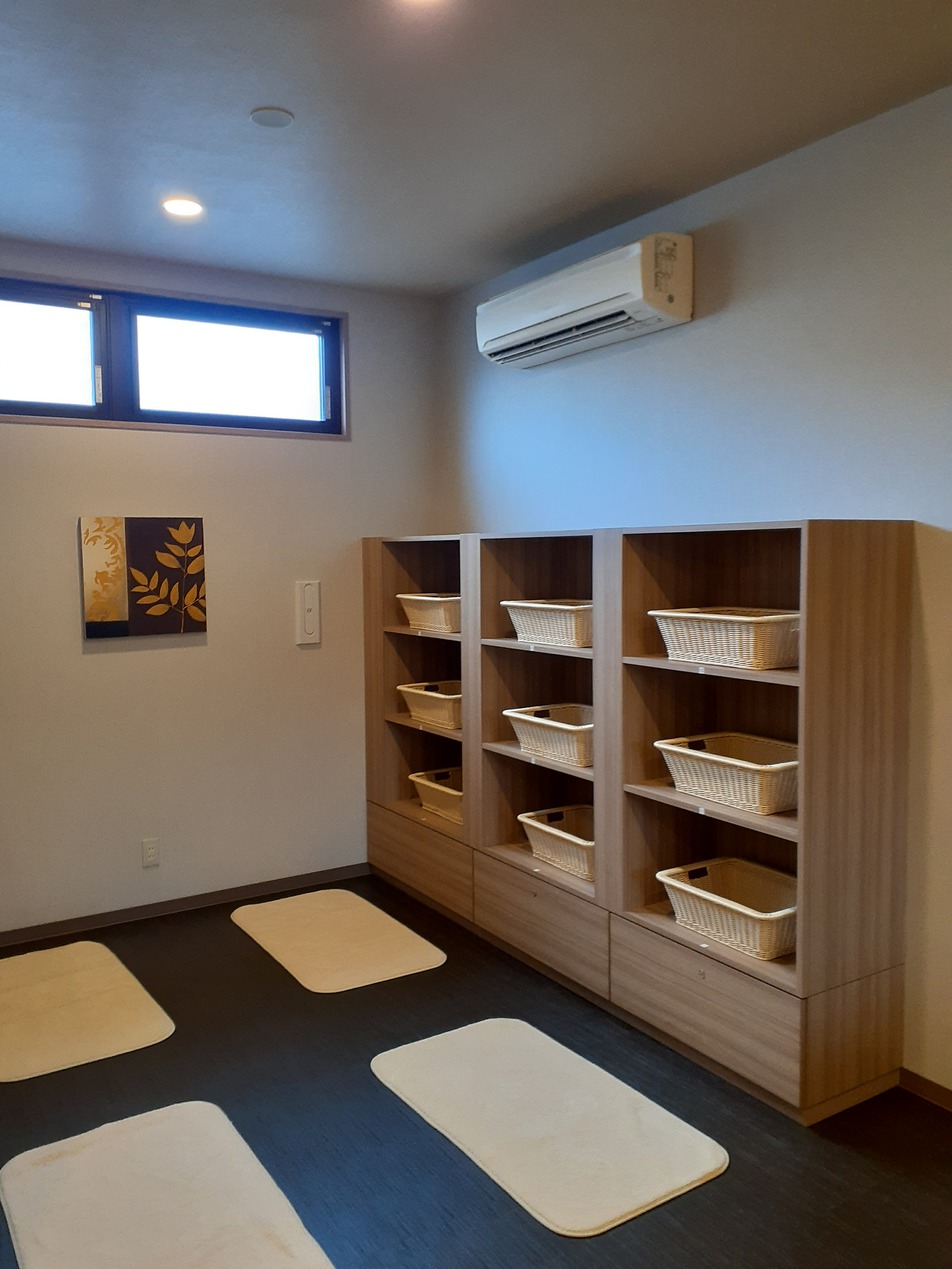 女性大浴場脱衣室