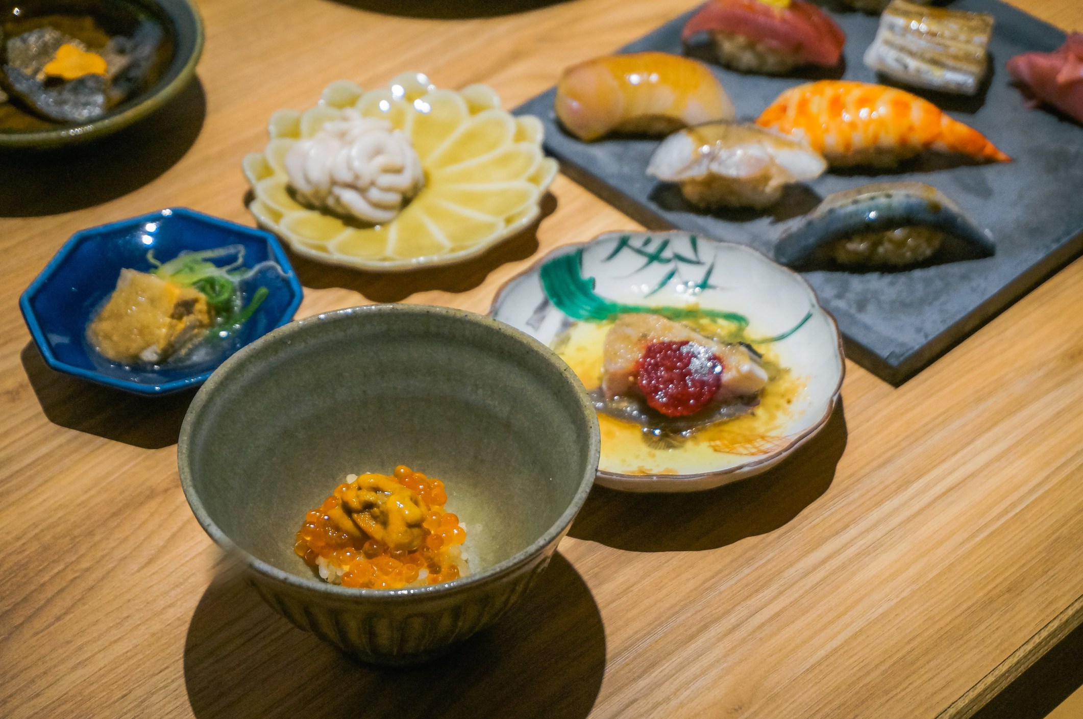 淡路島の恵み 季節の一品料理と握り寿司コース