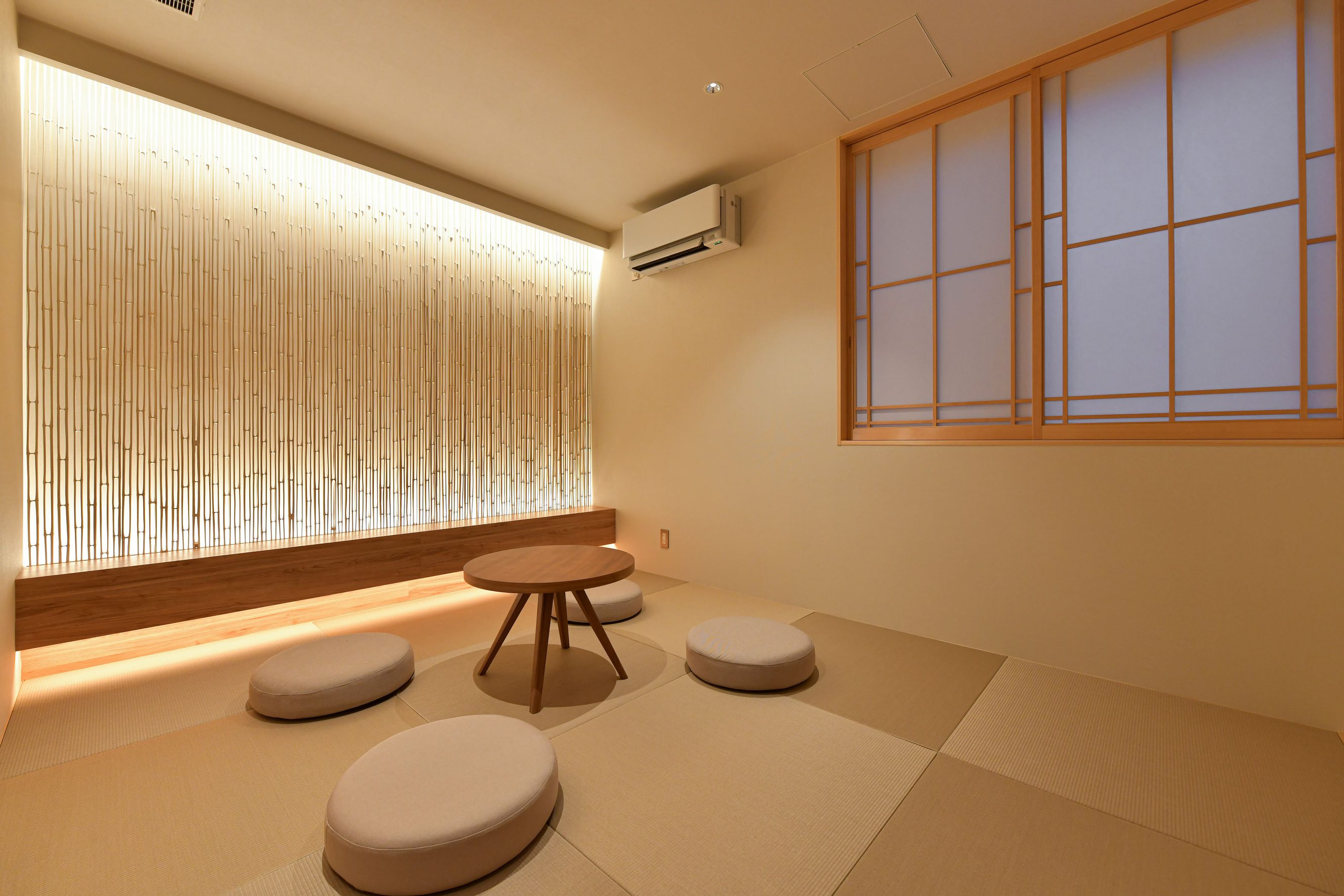 【白淡】竹・障子・畳を上品にあしらえた現代的な和室