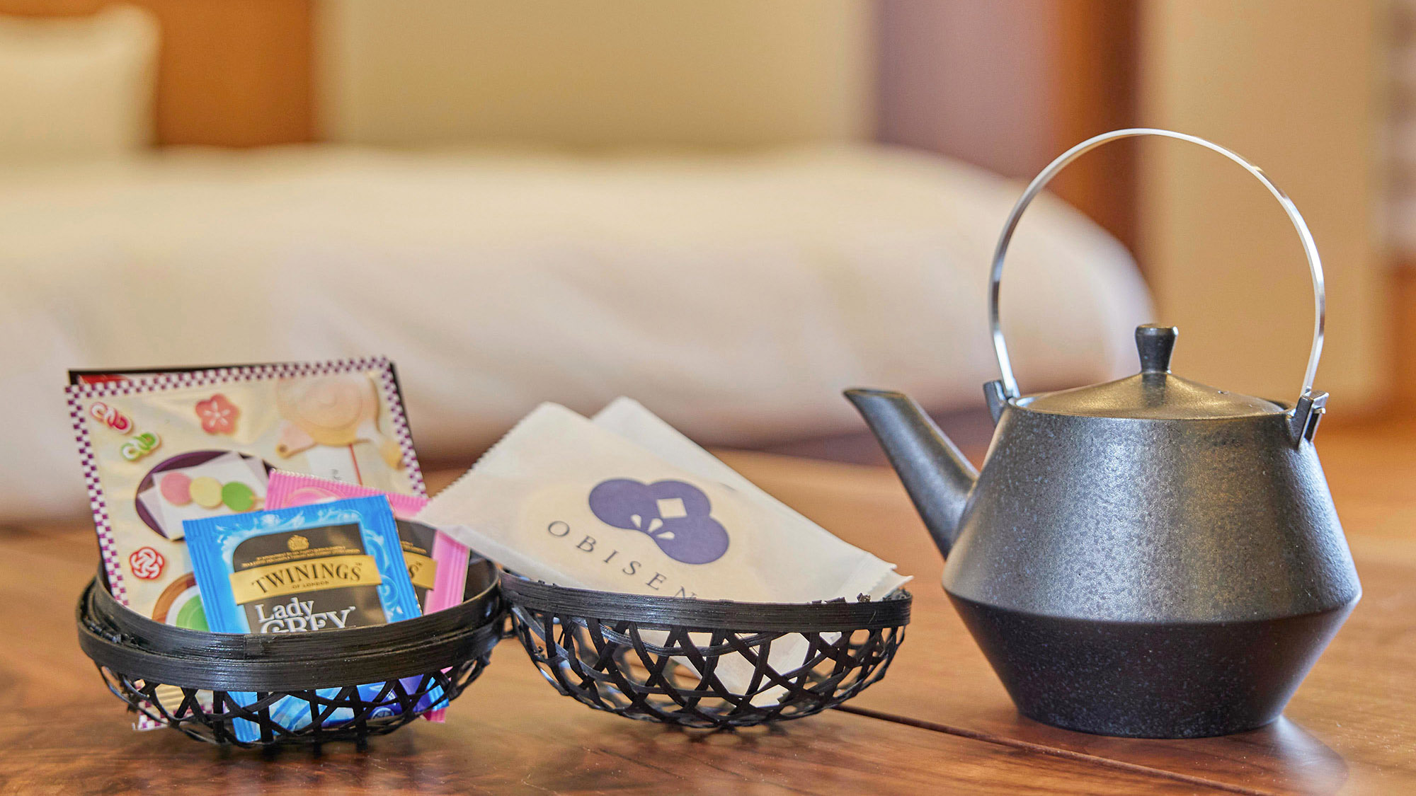 ・【お茶セット】お茶をいただきながら、ゆっくりとお過ごしください