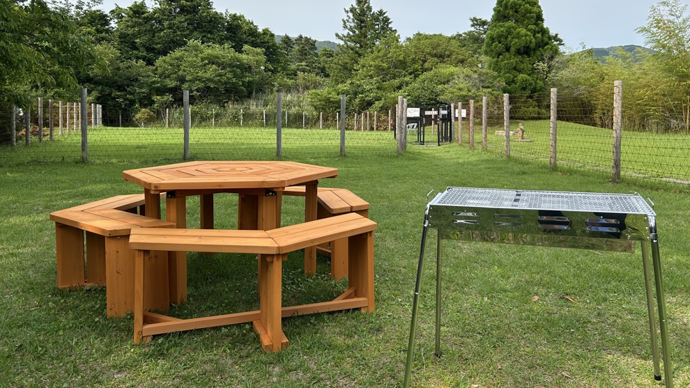 充実のBBQセットを用意しております！