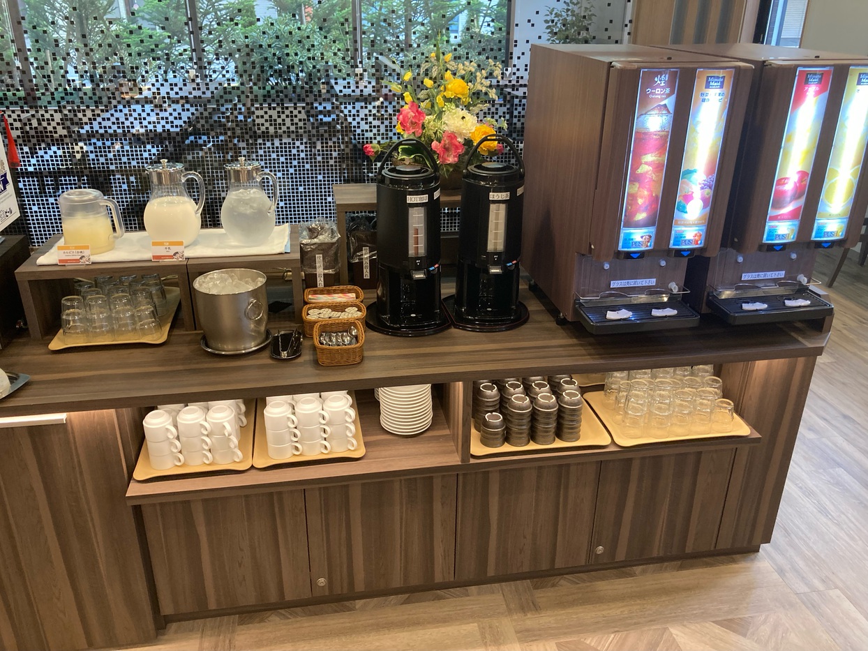 乾いた喉を潤すドリンクバー♪