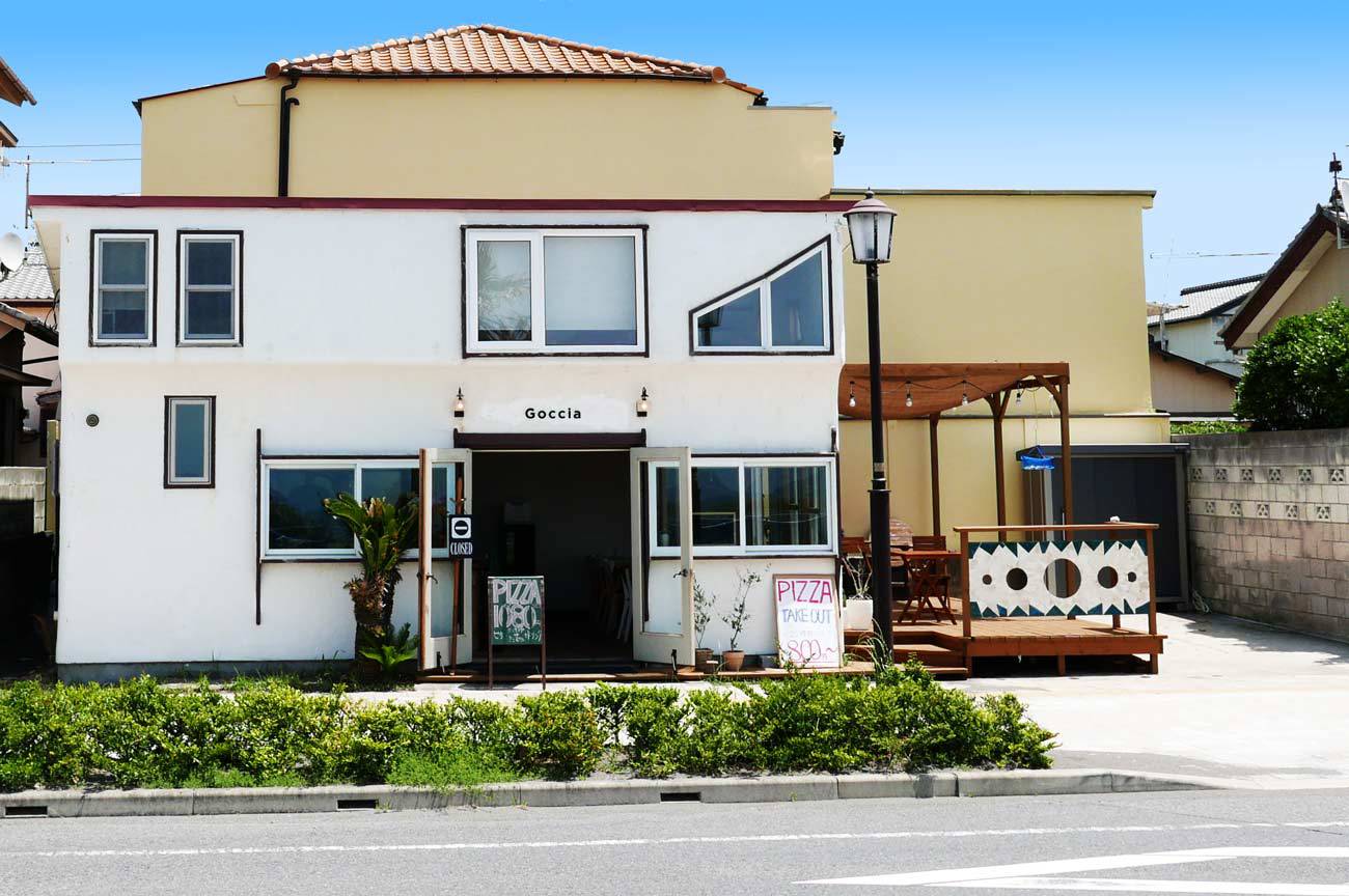 Goccia tateyama 当施設の並びの「北条海岸沿い」のとっても美味しいピザ屋さんです。
