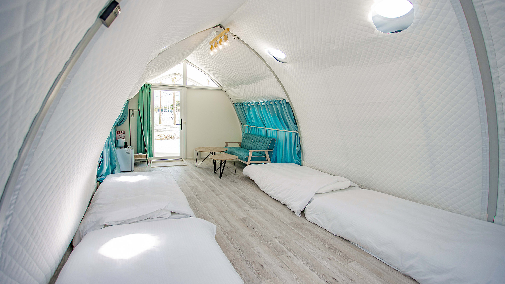 ・【グループドーム】ご宿泊の人数や用途に合わせた自由度の高い宿泊体験が可能です