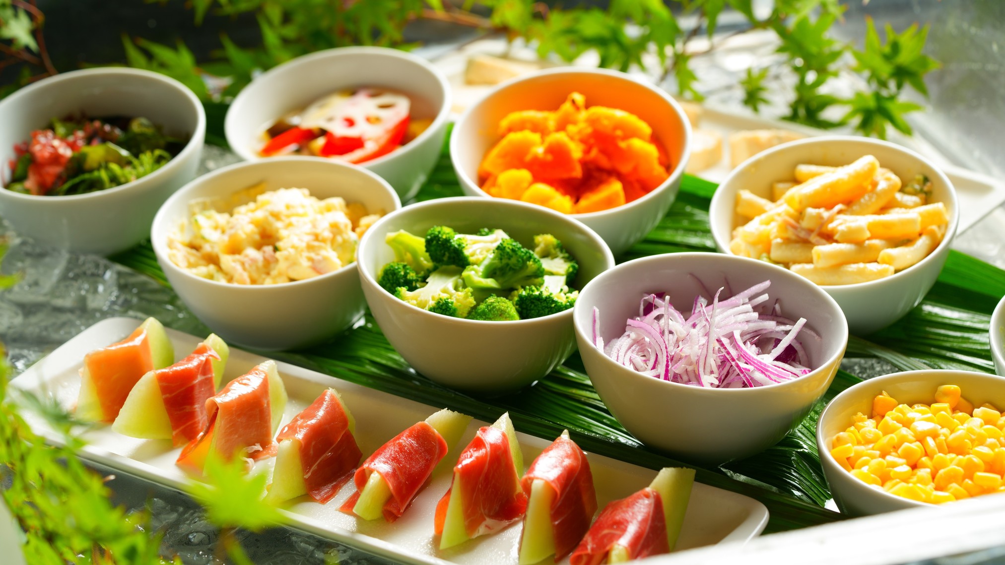 ビュッフェ夕食一例