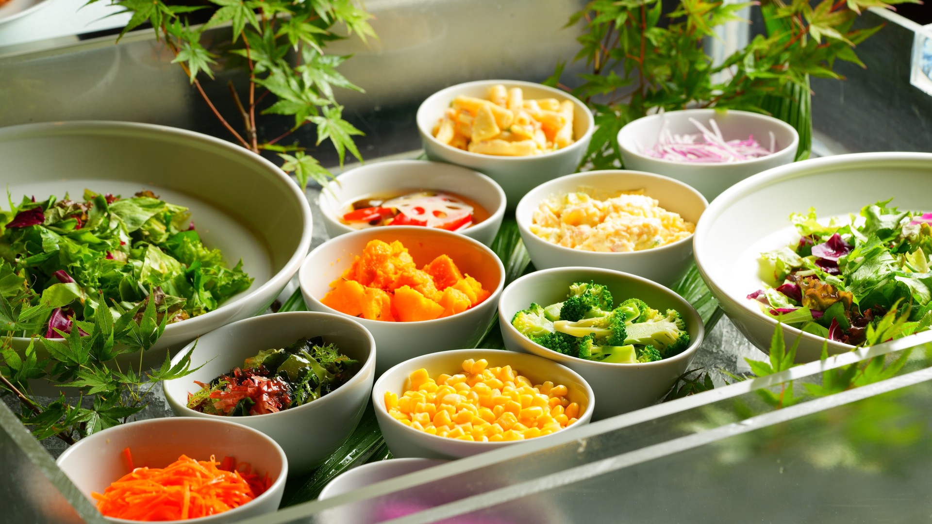 ビュッフェ朝食一例