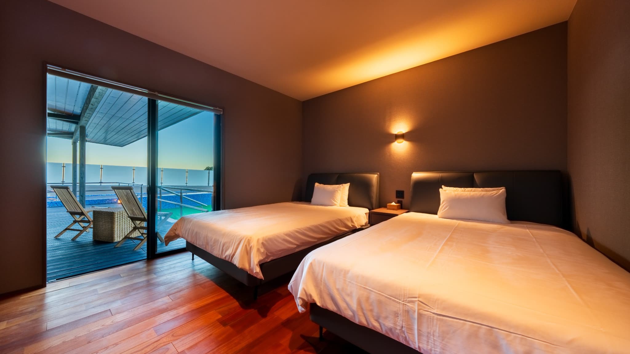 【スイートヴィラ／洋室】夏期限定プール付