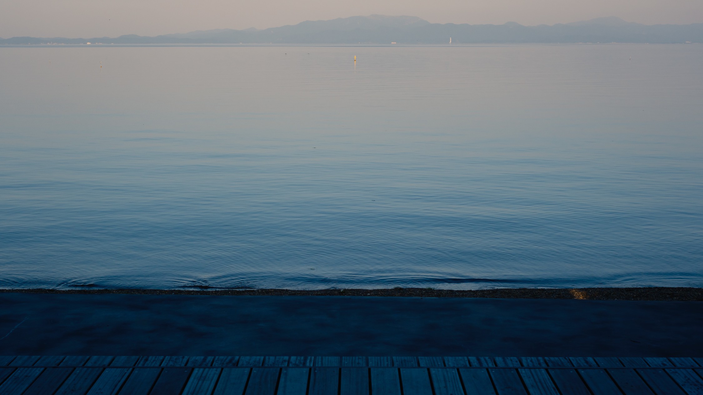 琵琶湖夕焼け