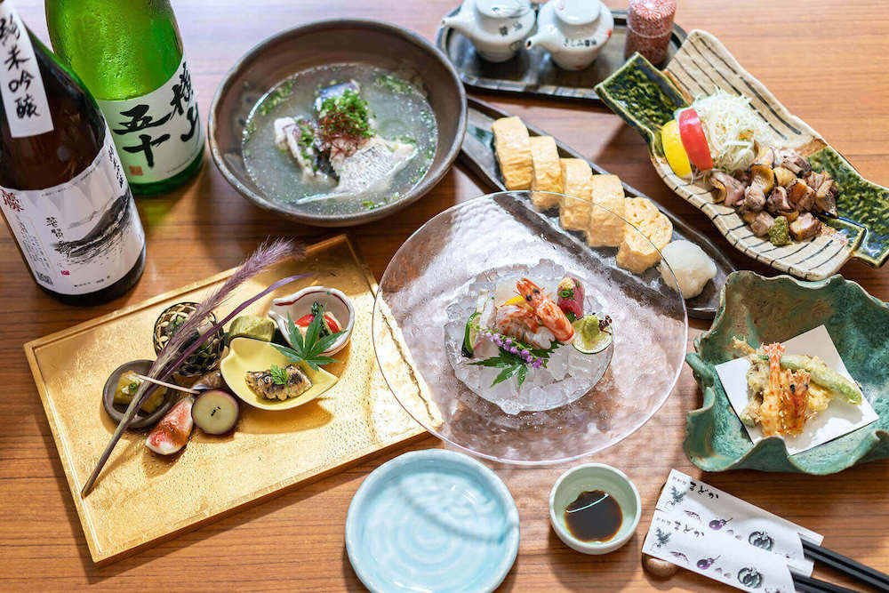 【夕食】お料理まどか提供水脈宿泊者限定懐石コース