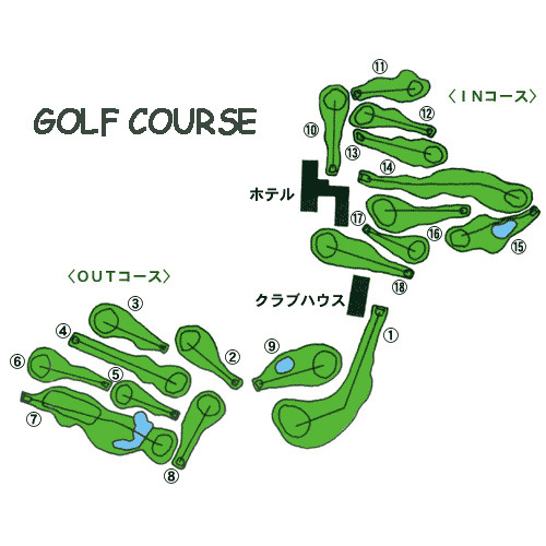 ゴルフコースマップ